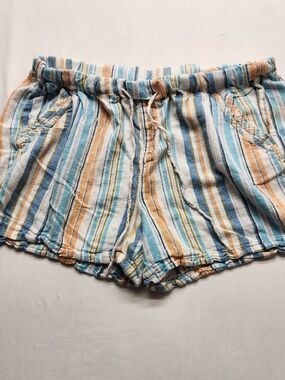 ⭐Briggs Linen Blend Lightweight Summer Casual Shorts Size XL